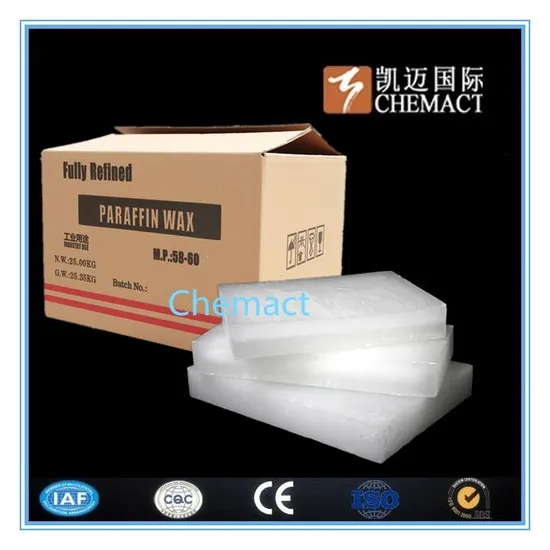 Fully Refined Paraffin Wax (F58/60) 