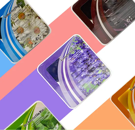 Factory Wholesale 500 G Hot Film Hard Wax Block Aloe Vera Body Hair Removal in PP Tray