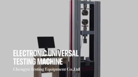 China Jinan 100kN Electronic Tensile Strength Universal Testing Machine Manufacturer Supplier for Plastic Rubber Steel Ropes Metal Test 